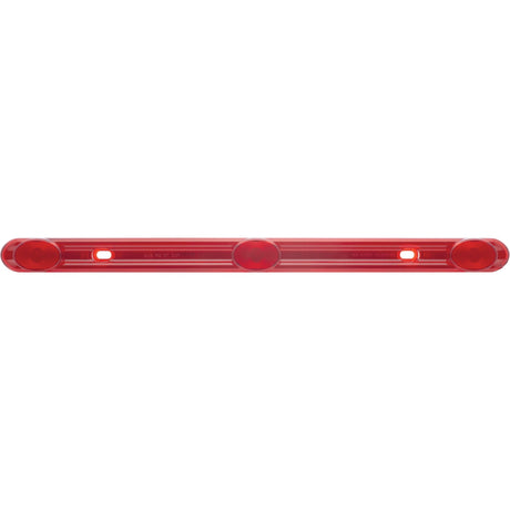 Optronics Qualifies for Free Shipping Optronics Waterproof 3-LED Identification Light Bar Red #MCL98RK