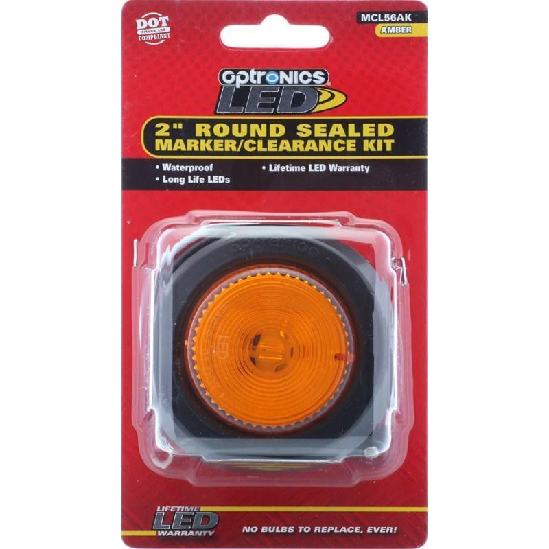 Optronics Yellow Fleet Count LED 2" Clearance Light #MCL56AK