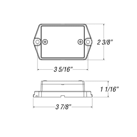 Optronics Qualifies for Free Shipping Optronics Yellow Surface Mount Marker-Clearance Light #MC35AS