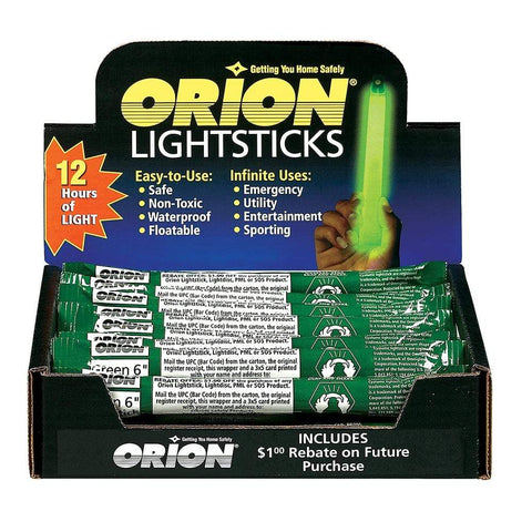 Orion Safety Products Qualifies for Free Shipping Orion Lightstick Displayer 24 Green Lightsticks #902
