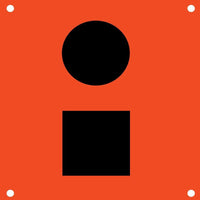 Orion Safety Products Qualifies for Free Shipping Orion Orange Distress Flag 3' x 3' #925