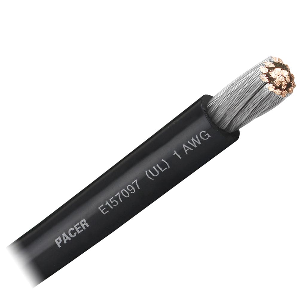 Pacer Group Qualifies for Free Shipping Pacer Black 1 AWG Battery Cable Sold by the Foot #WUL1BK-FT