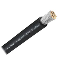 Pacer Group Qualifies for Free Shipping Pacer Black 2 AWG Battery Cable Sold by the Foot #WUL2BK-FT