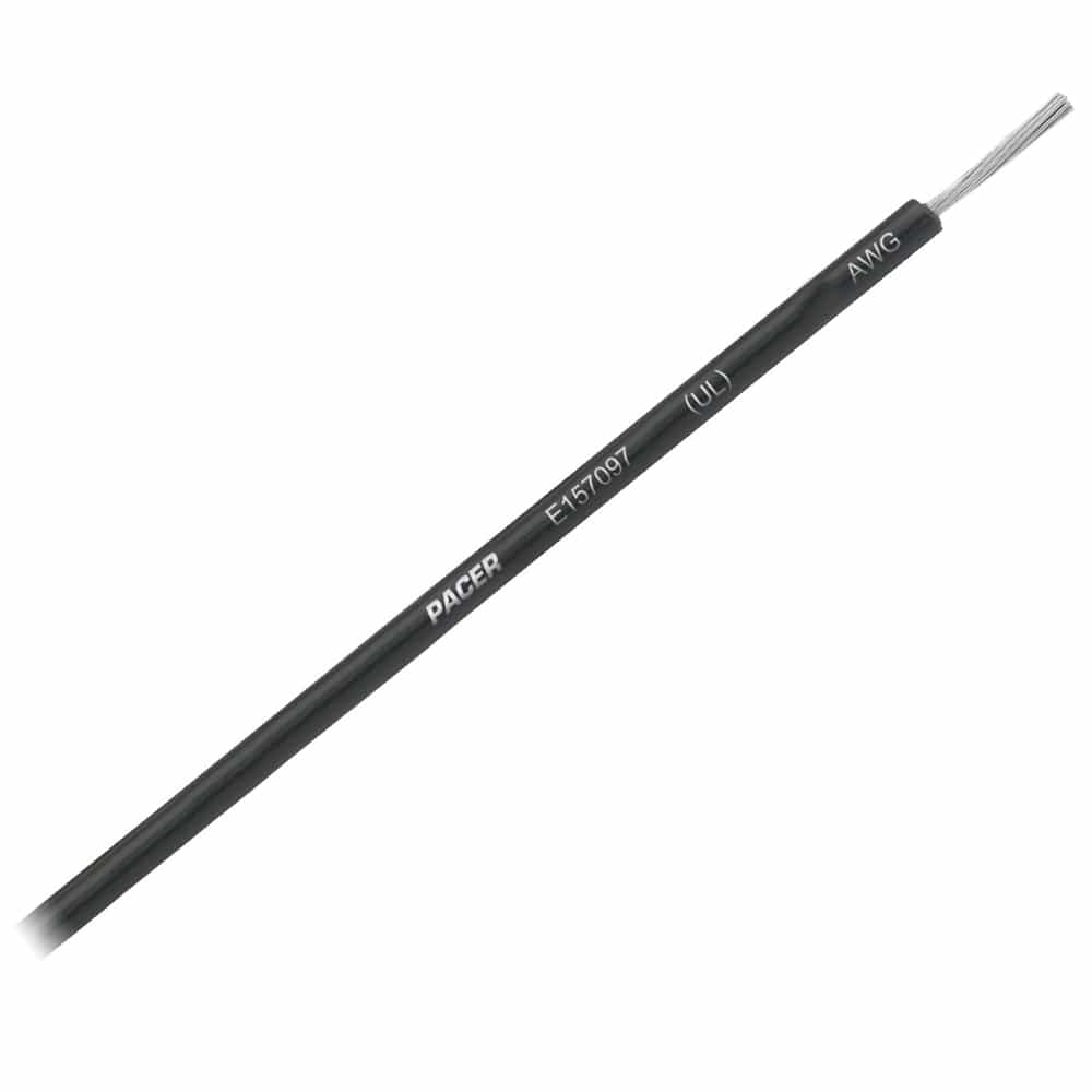 Pacer Group Qualifies for Free Shipping Pacer Black 25' 10 AWG Primary Wire #WUL10BK-25