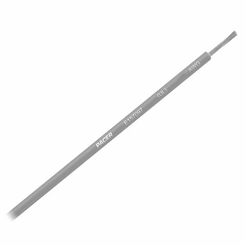 Pacer Group Qualifies for Free Shipping Pacer Grey 25' 16 AWG Primary Wire #WUL16GY-25