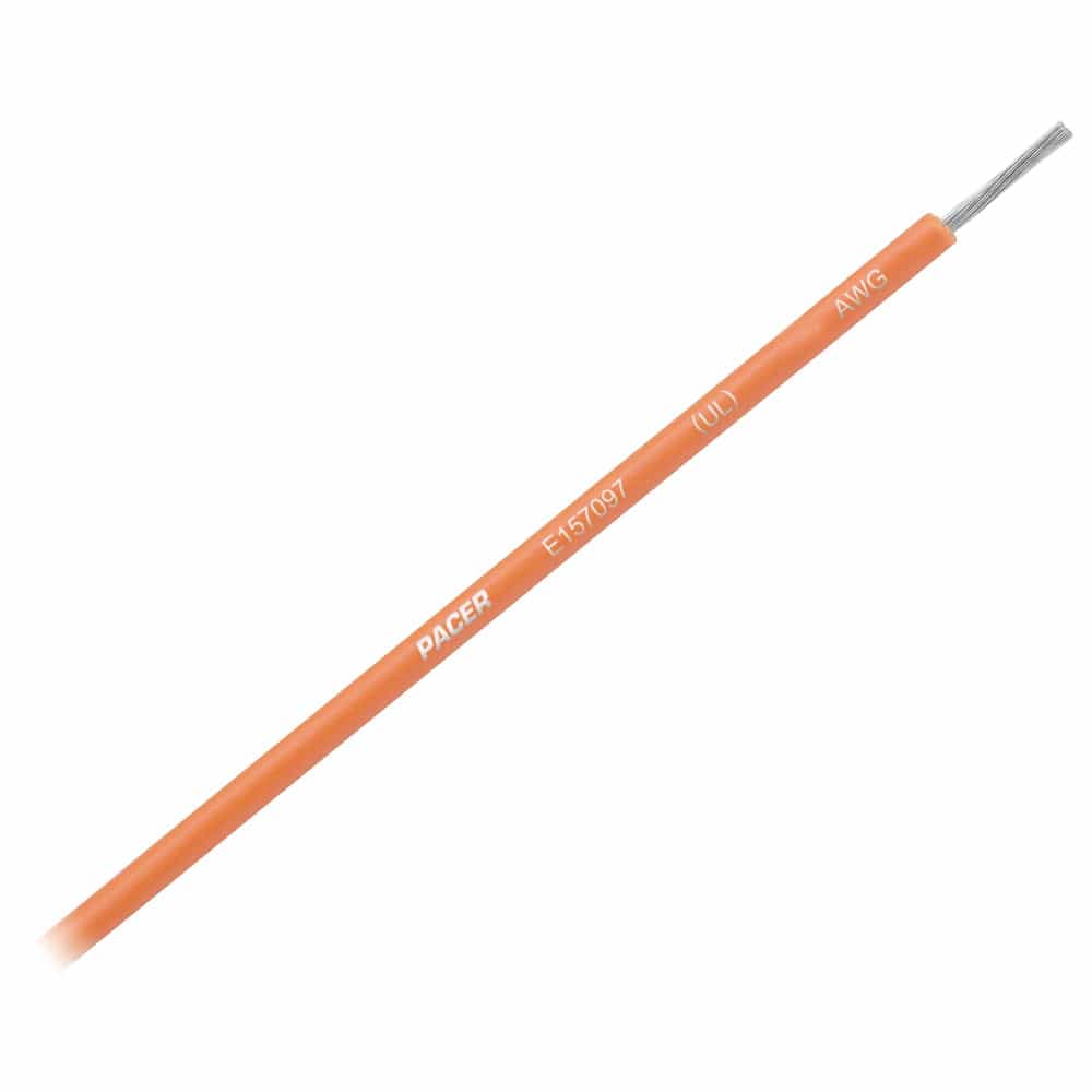 Pacer Group Qualifies for Free Shipping Pacer Orange 25' 16 AWG Primary Wire #WUL16OR-25