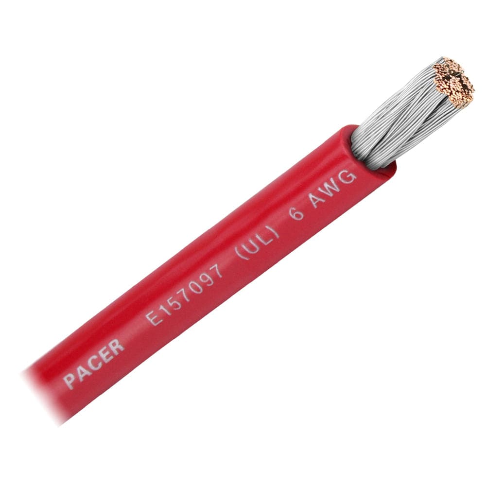 Pacer Group Qualifies for Free Shipping Pacer Red 6 AWG Battery Cable Sold by the Foot #WUL6RD-FT