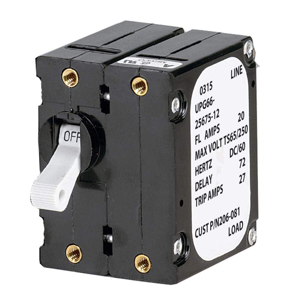 Paneltronics Qualifies for Free Shipping Paneltronics A-Frame Magnetic Circuit Breaker 25a Double-Pole #206-082S