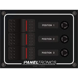 Paneltronics Qualifies for Free Shipping Paneltronics DC 3-Position Illuminated Rocker Switch #9960014B
