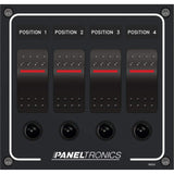 Paneltronics Qualifies for Free Shipping Paneltronics DC 4-Position Illuminated Rocker Switch #9960022B