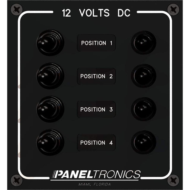 Paneltronics Qualifies for Free Shipping Paneltronics DC 4-Position Toggle Switch with Circuit #9960017B