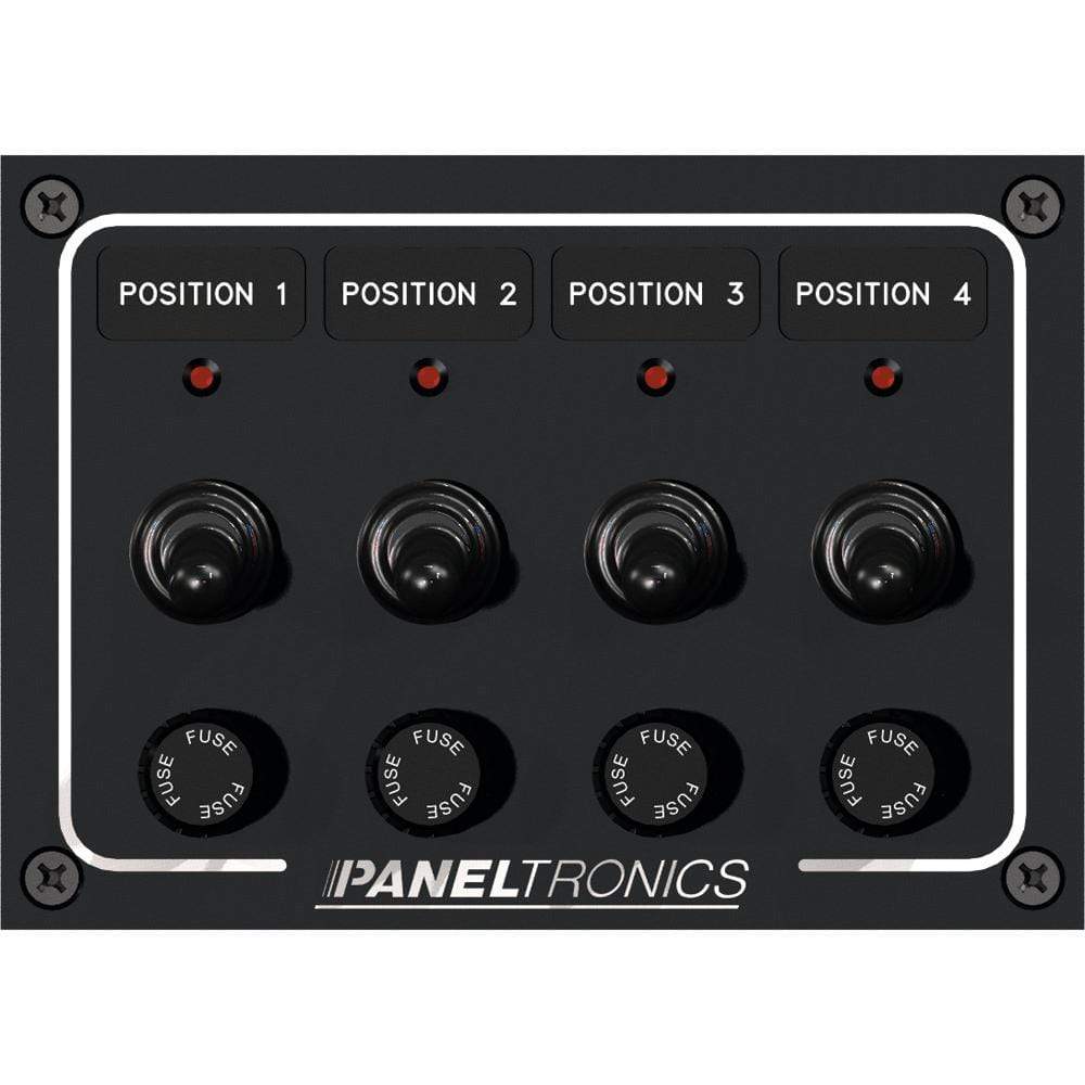 Paneltronics Qualifies for Free Shipping Paneltronics DC 4-Position Toggle Switch with Fuse #9960008B