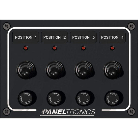 Paneltronics Qualifies for Free Shipping Paneltronics DC 4-Position Toggle Switch with Fuse #9960008B