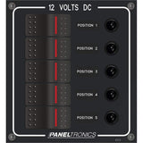 Paneltronics Qualifies for Free Shipping Paneltronics DC 5-Position Illuminated Rocker Switch #9960018B
