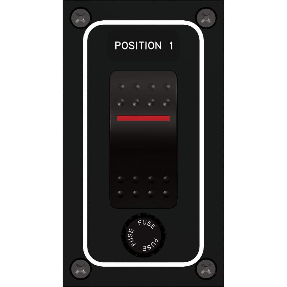 Paneltronics Qualifies for Free Shipping Paneltronics DC Illuminated Rocker Switch with Fuse #9960010B