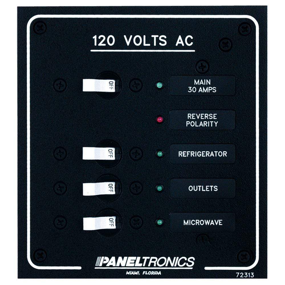 Paneltronics Qualifies for Free Shipping Paneltronics Standard AC 3-Position Breaker Panel & Main LED #9972313B