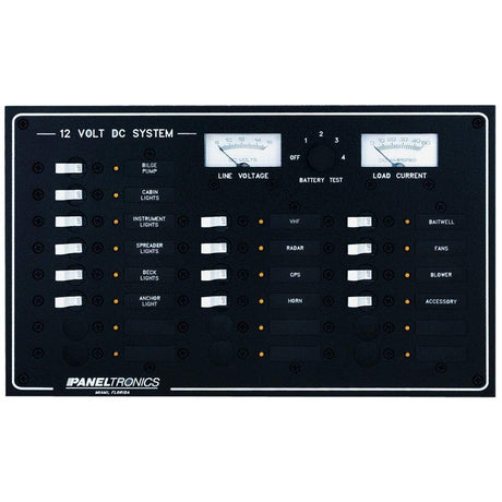 Paneltronics Qualifies for Free Shipping Paneltronics Standard DC 20-Position Breaker Panel and Meter #9973210B