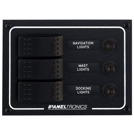 Paneltronics Qualifies for Free Shipping Paneltronics Waterproof DC 3-Position Lighted Rocker and CB #9960019B