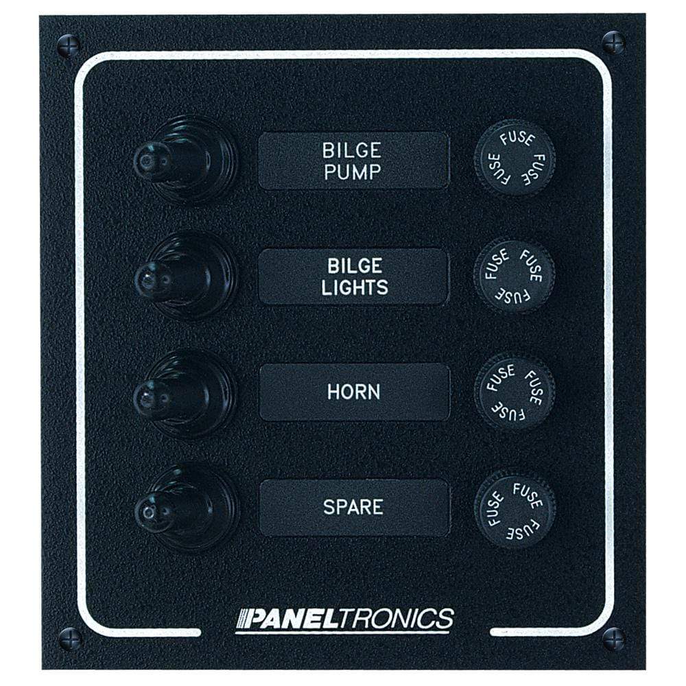 Paneltronics Qualifies for Free Shipping Paneltronics Waterproof DC 4-Position Booted Toggle and Fuse #9960005B