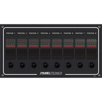 Paneltronics Qualifies for Free Shipping Paneltronics Waterproof DC 8-Position Lighted Rocker and CB #9960024B