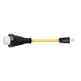 ParkPower Qualifies for Free Shipping ParkPower 15a Male 50a Female Detachable Adapter 12" Bulk #1550PAB