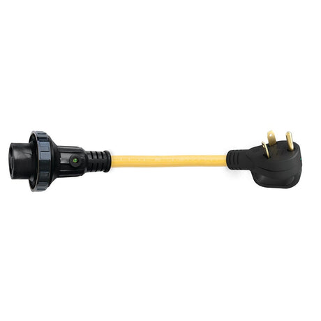ParkPower Qualifies for Free Shipping ParkPower 30a Male 30a Female Detachable Adapter 12" Bulk #3030PAB