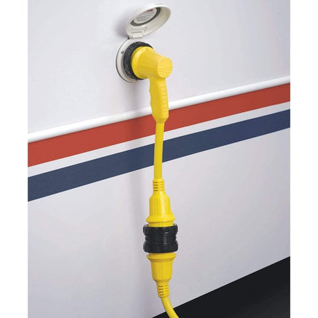 ParkPower Qualifies for Free Shipping ParkPower Right Angle Adapter 30a Male to 30a Female #1RPCRV