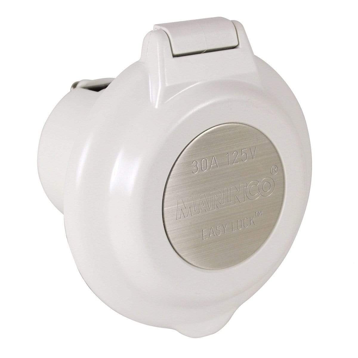 ParkPower Qualifies for Free Shipping ParkPower Round Power Inlet 30a White #304EL-BRV