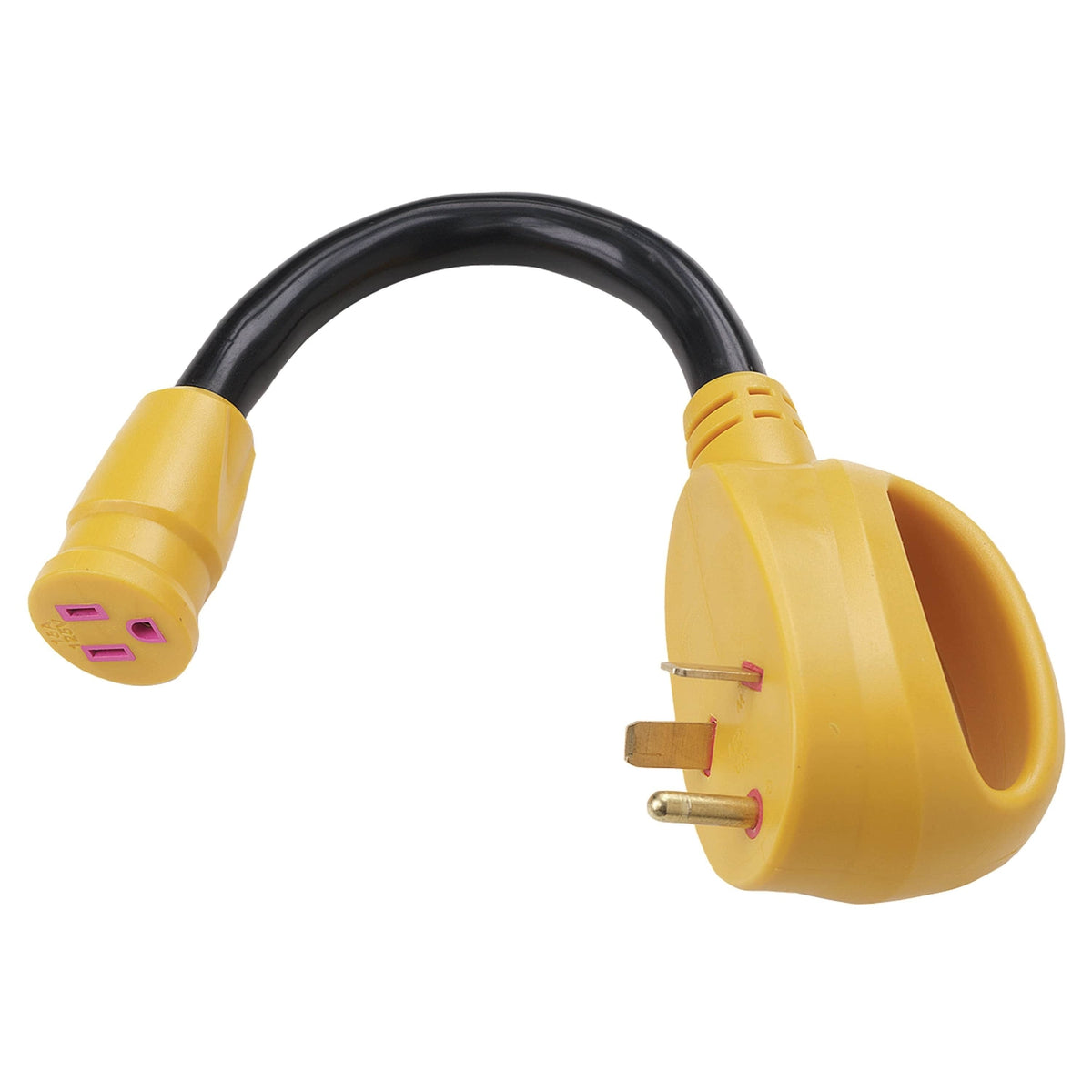 ParkPower Straight Blade Adapter 30a Male to 15a Female #3015ARV