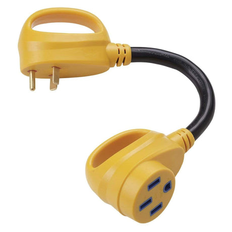 ParkPower Qualifies for Free Shipping ParkPower Straight Blade Adapter 30a Male to 50a Female #3050ARV