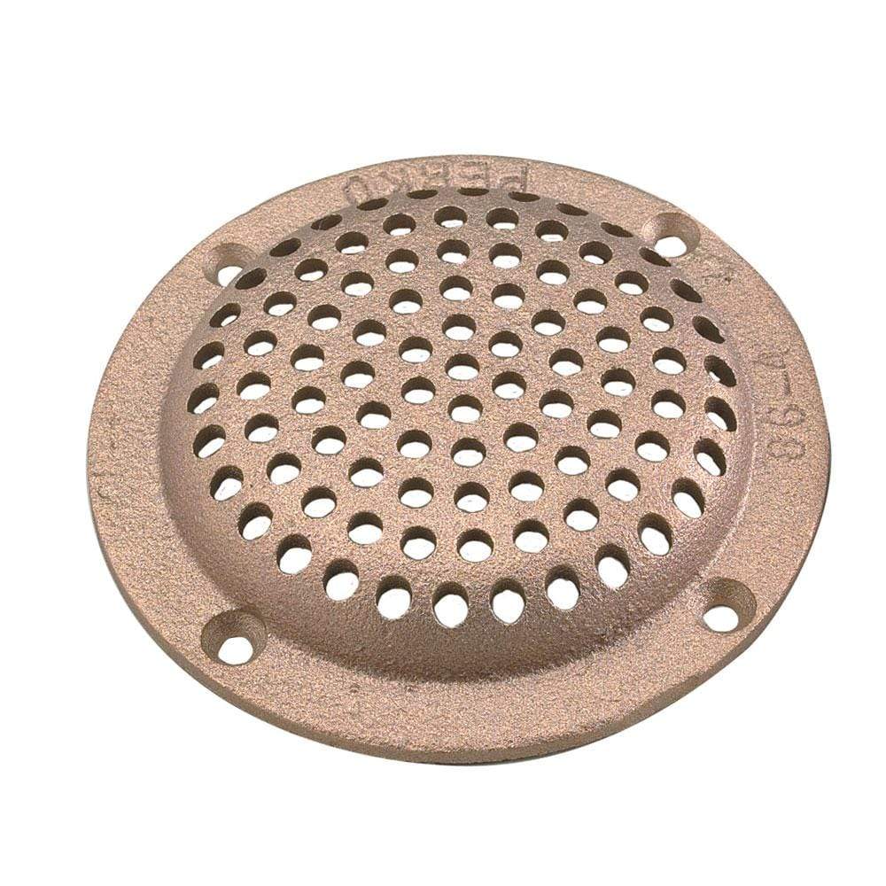 Perko 3 inch Round Bronze Strainer Made in the USA #0086DP2PLB