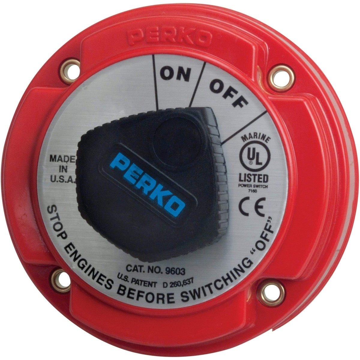 Perko Qualifies for Free Shipping Perko Battery Switch with Alternator Field Disconnect #9603DP