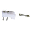 Perko Qualifies for Free Shipping Perko Door Catch White 2-pk #0554DP