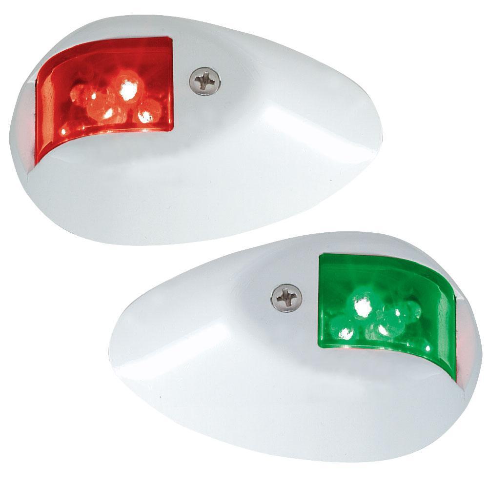 Perko Not Qualified for Free Shipping Perko LED Side Lights Red/Green 24v White Housing #0602DP2WHT