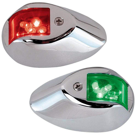 Perko Qualifies for Free Shipping Perko LED Sidelights Red/Green 12v Chrome Plated Housing #0602DP1CHR
