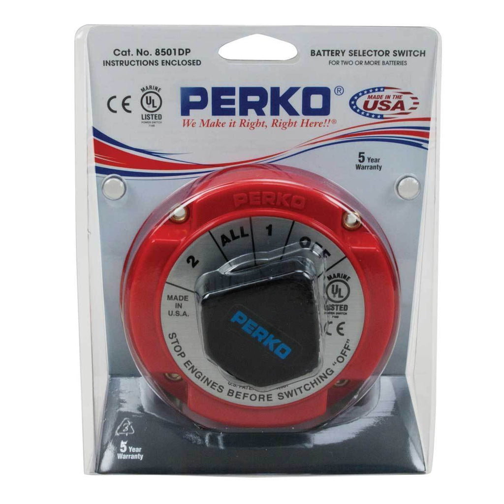 Perko MediumDuty Battery Selector Switch 8501DP First Choice Marine
