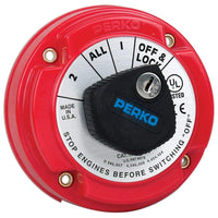 Perko Qualifies for Free Shipping Perko Medium-Duty Battery Selector Switch Alt Field Key Lock #8504DP