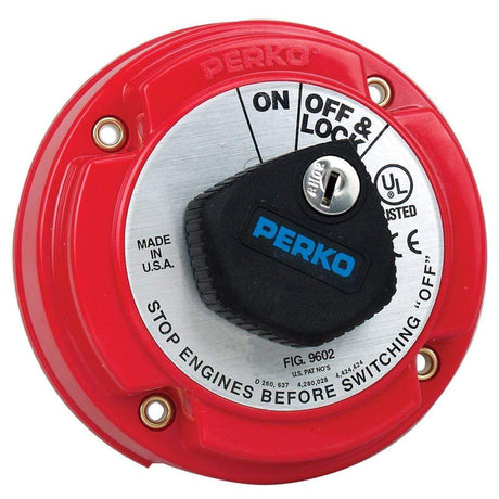 Perko Qualifies for Free Shipping Perko Medium-Duty Main Battery Switch with Key Lock #9602DP