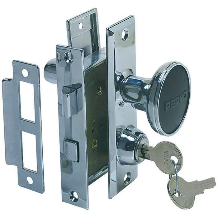 Perko Qualifies for Free Shipping Perko Mortise Lock Set Chrome Plated Zinc #0927DP0CHR