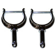 Perko Qualifies for Free Shipping Perko North River Type Rowlock Horns Chrome Plated Zinc #1227DP0CHR
