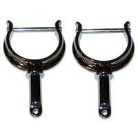 Perko Qualifies for Free Shipping Perko North River Type Rowlock Horns Chrome Plated Zinc #1227DP0CHR