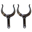 Perko Qualifies for Free Shipping Perko Ribbed Type Rowlock Horns Chrome Plated Zinc #1262DP0CHR