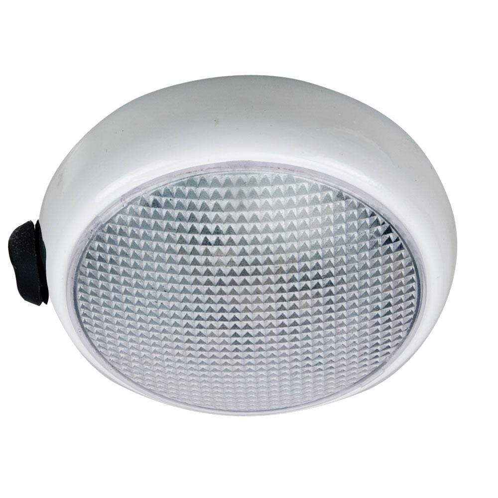 Perko Qualifies for Free Shipping Perko Round Surface-Mount LED Dome Light White with Switch #1356DP0WHT