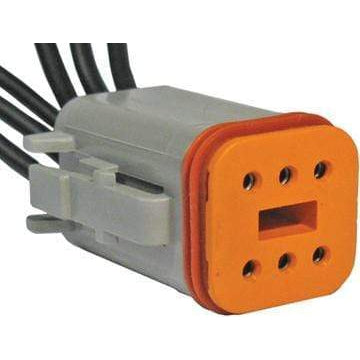 Pico Male Plug with Female Contacts 6-Way #6016PT