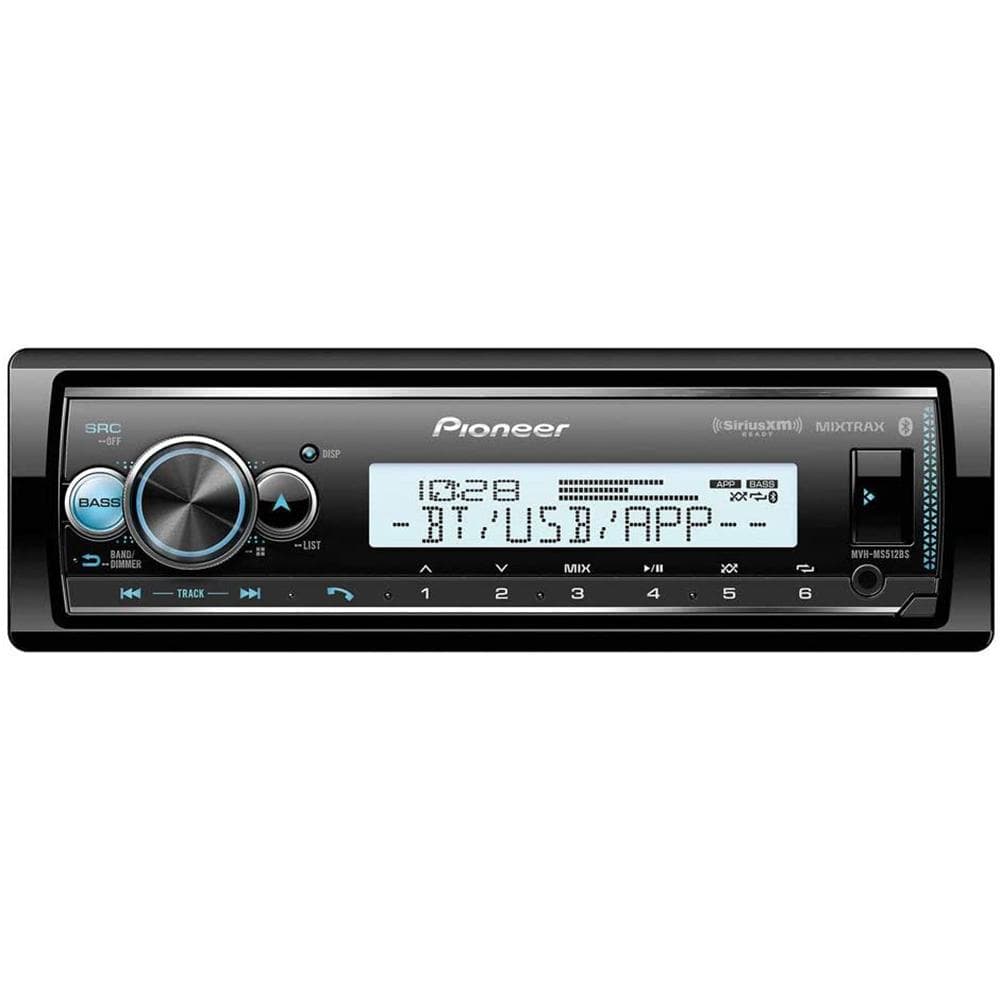 Pioneer Audio Marine Stereo AM/FM/BT/Sirius #MVH-MS512BS