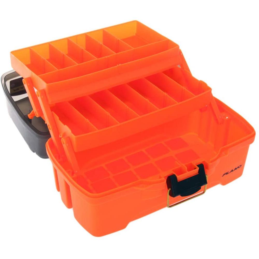 Plano Qualifies for Free Shipping Plano 2 Tray Tackle Box With Duel Top Access #PLAMT6221