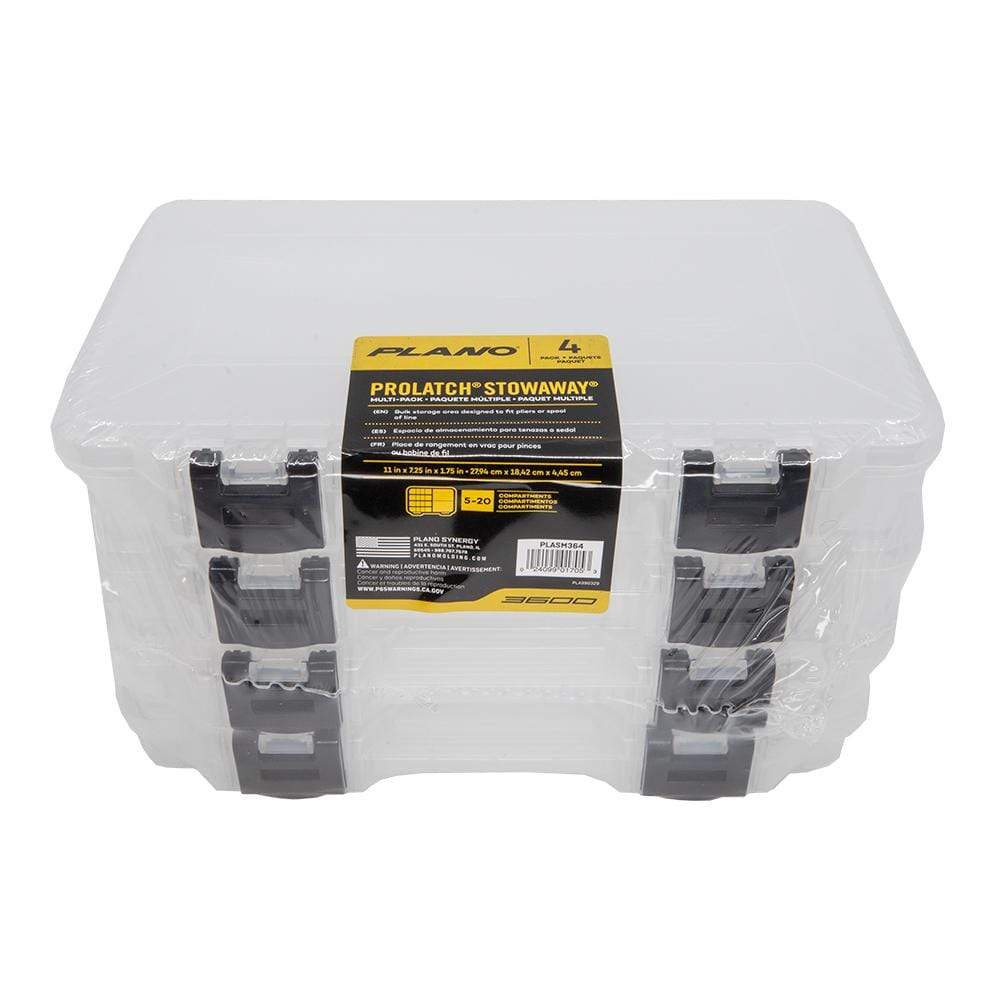 Plano Qualifies for Free Shipping Plano 4 Pack 3650 Stowaway #PLASM364