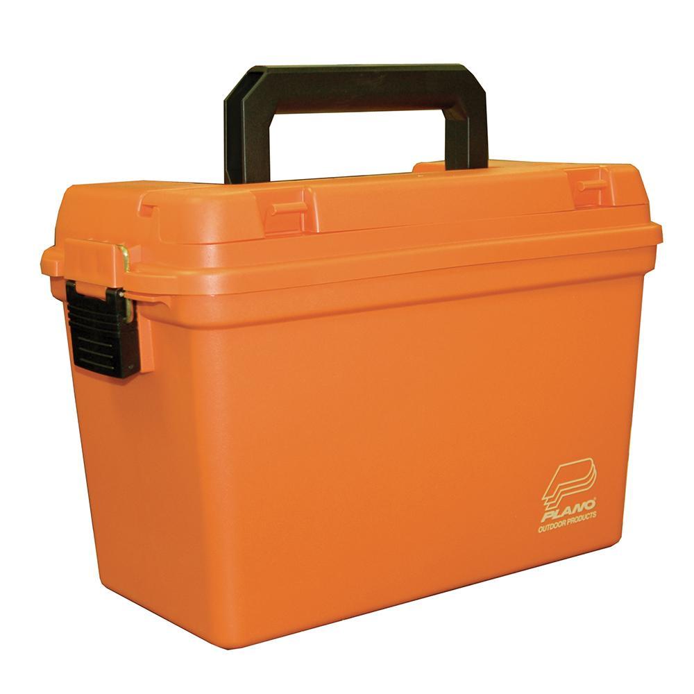 Plano Qualifies for Free Shipping Plano Deep Dry Storage Box with Tray Orange #161250