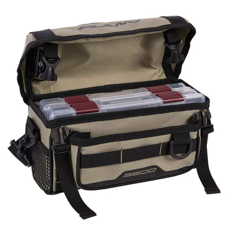 Plano Qualifies for Free Shipping Plano Weekend Series Tan 3500 Softsider Tackle Bag #PLAB35121