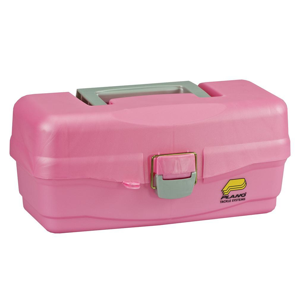 Plano Qualifies for Free Shipping Plano Youth Pink Tackle Box with Lift Out Tray #500089